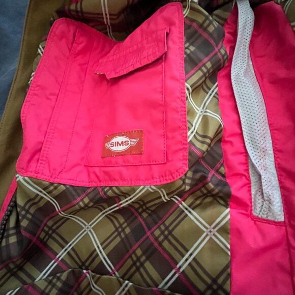 Women's Sims Lightweight Pink Ski or Snowboard Jacket Size Medium - Picture 6 of 12
